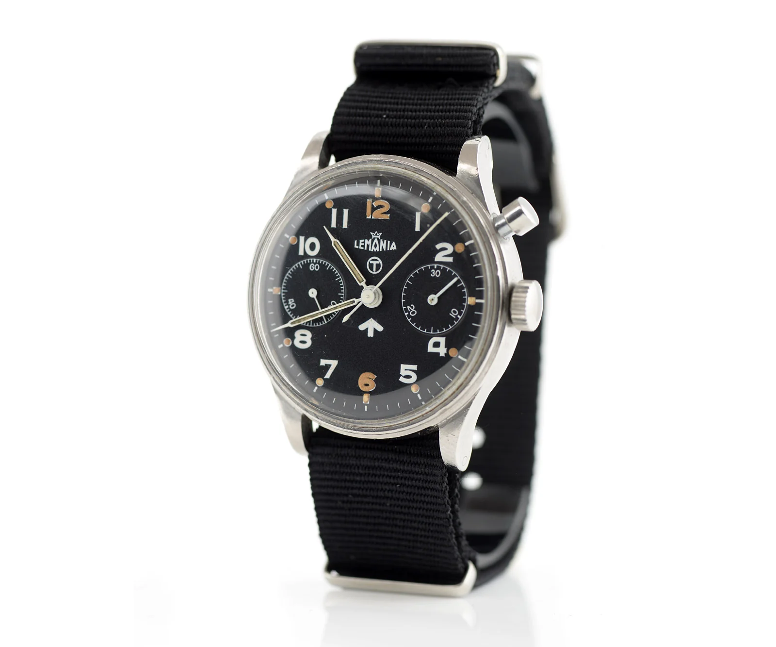 Lemania military chronograph - Image 2