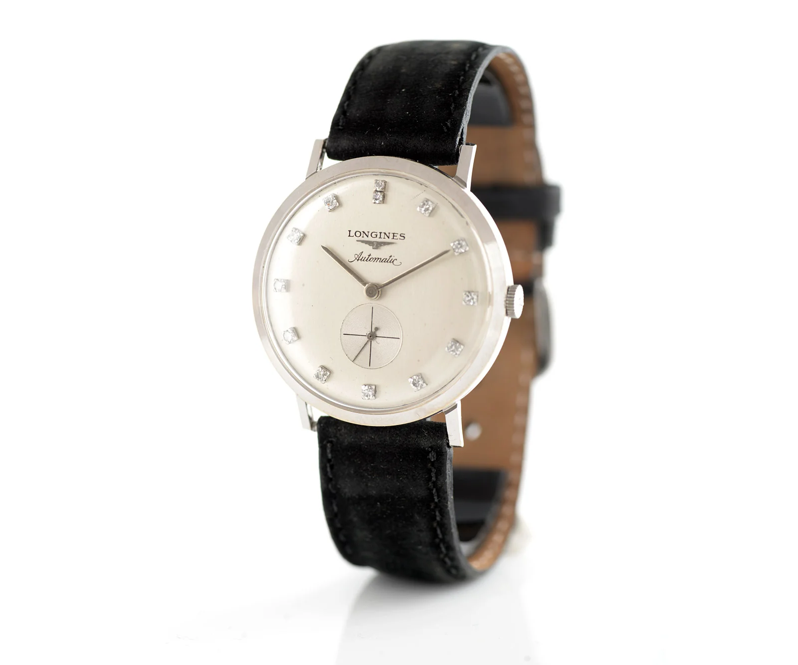 Longines white gold dress watch - Image 7
